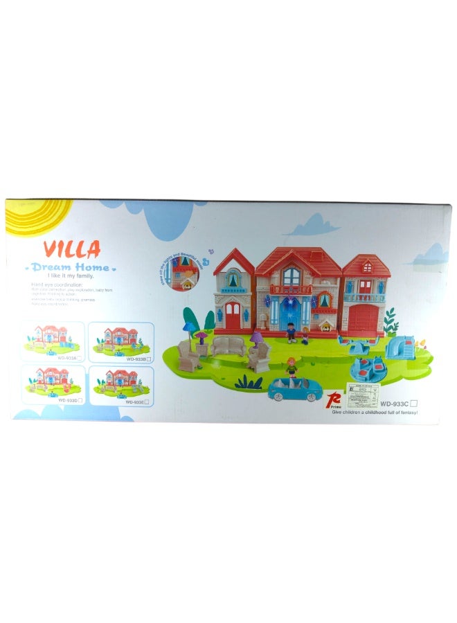 GTG TOYS Dream house for children with accessories - Image 2